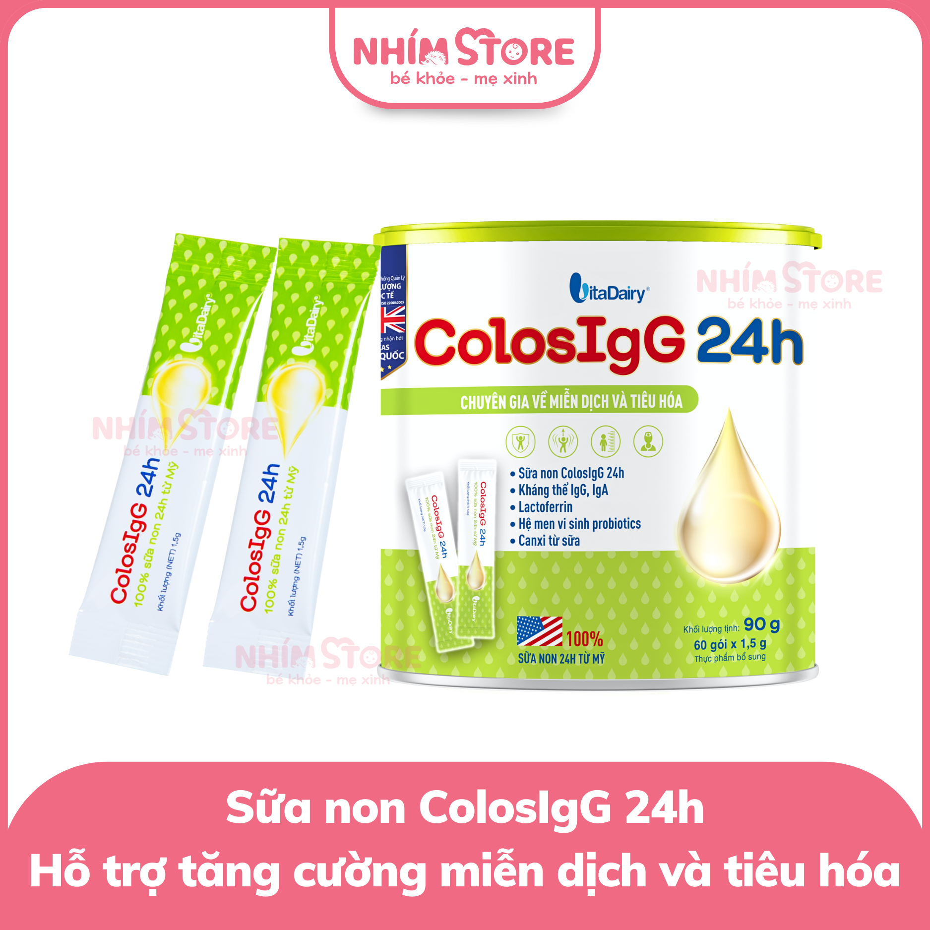 Sữa non ColosIgG 24h