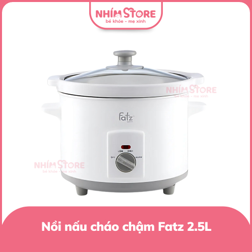 Nồi nấu cháo chậm Fatz 2.5L
