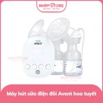 Máy hút sữa bằng điện đôi Avent hoa tuyết