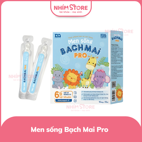 Men sống Bạch Mai Pro – Hỗ trợ tiêu hóa