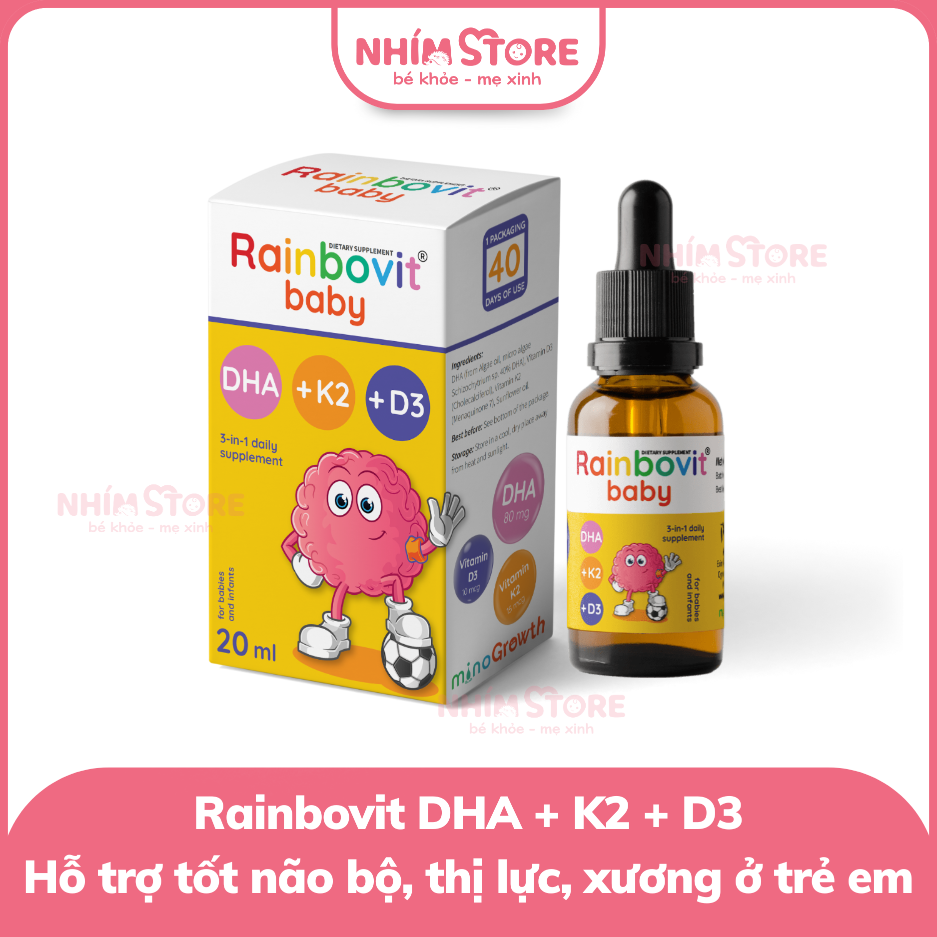 Rainbovit DHA + K2 + D3