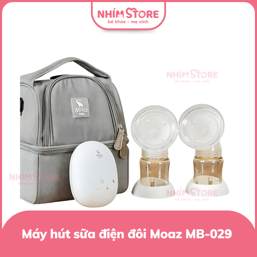 Máy hút sữa điện đôi Moaz MB-029