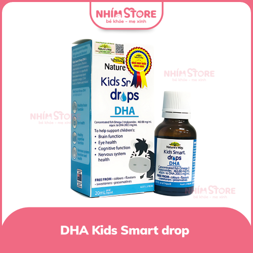 Dha nhỏ giọt Nature’s Way Kids Smart 20ml