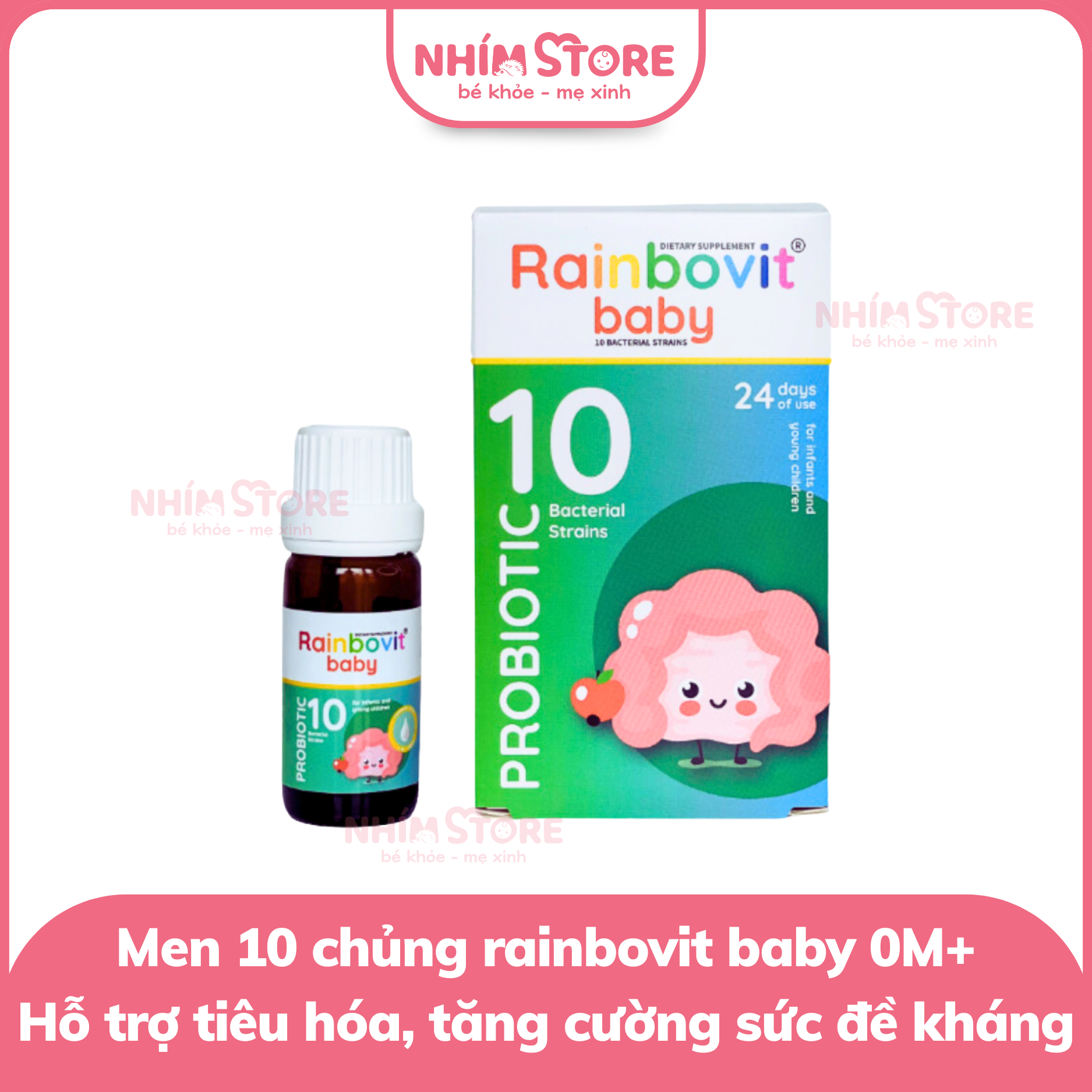 Men 10 chủng rainbovit baby 0M+