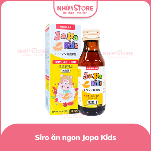 Siro ăn ngon Japa Kids 10ml