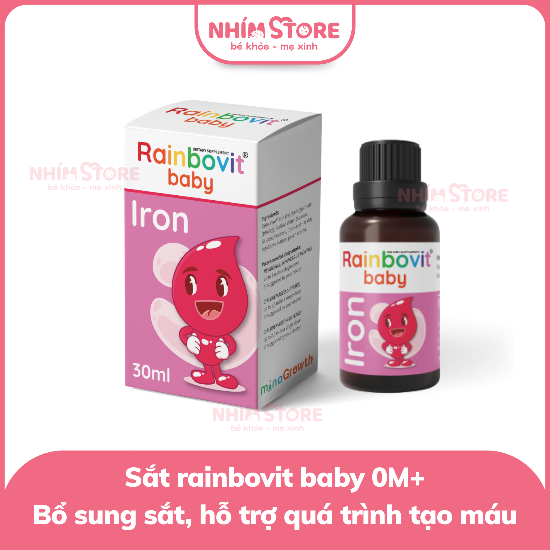 Sắt rainbovit baby 0m+