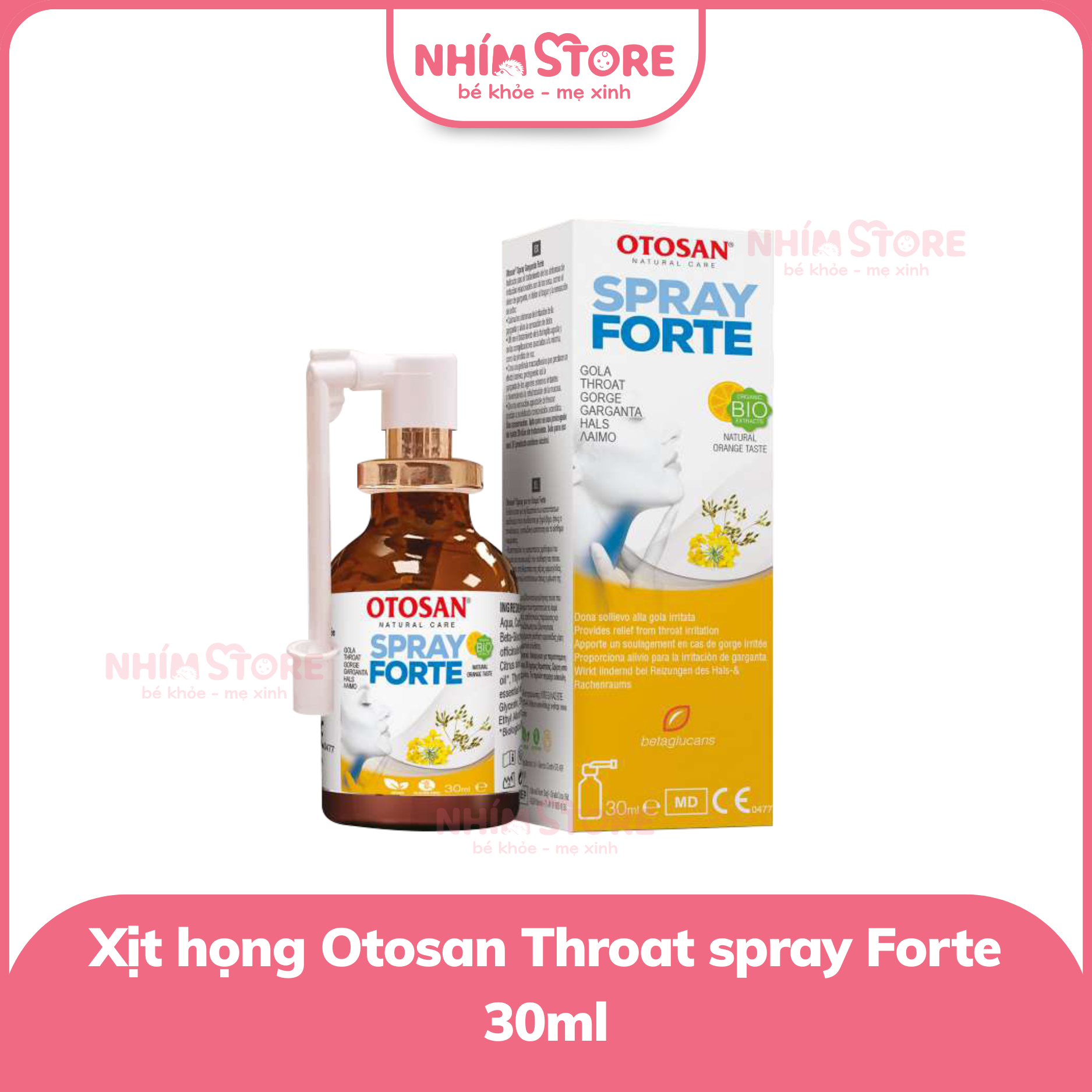 Xịt họng Otosan Throat spray Forte 30ml