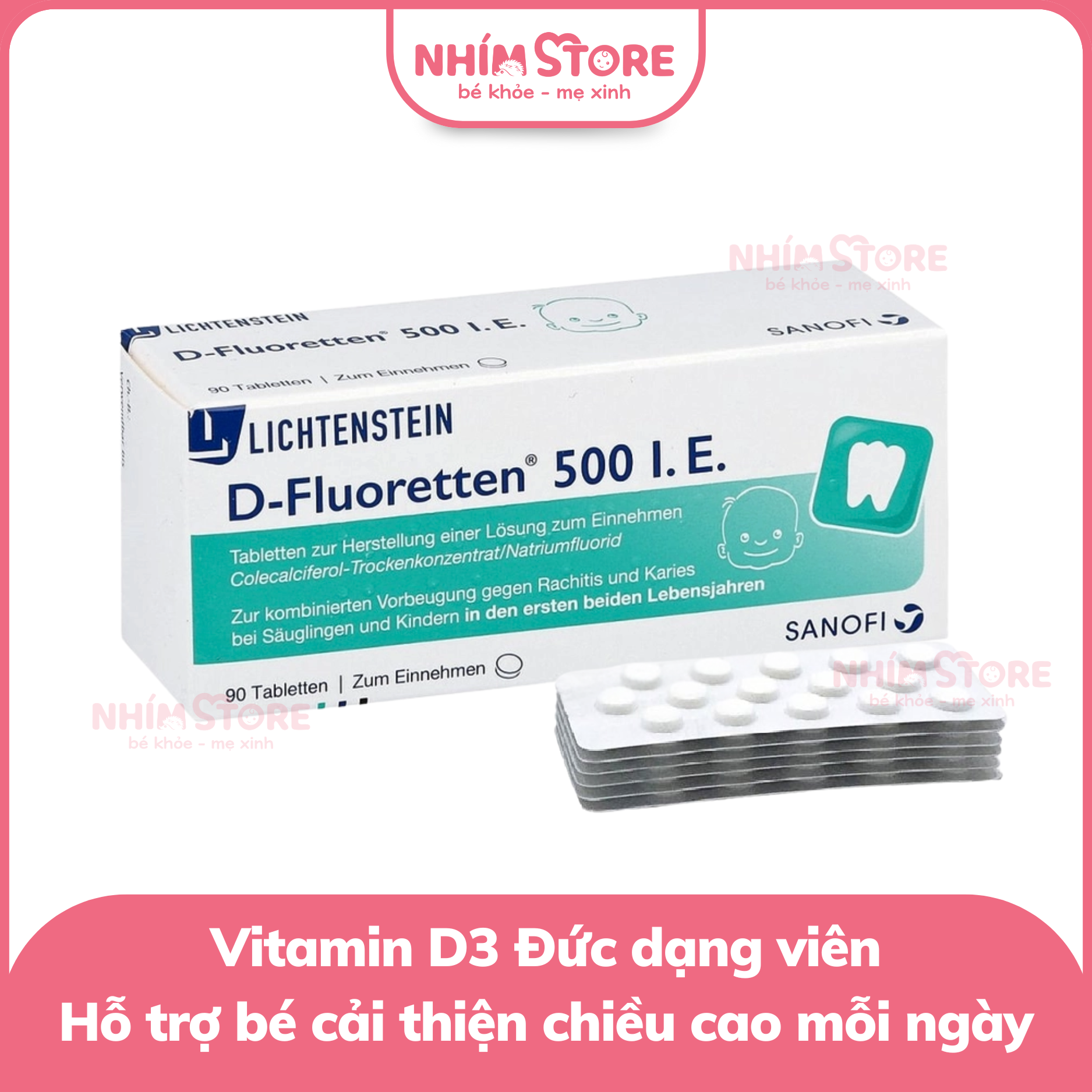 Vitamin D3 Đức dạng viên