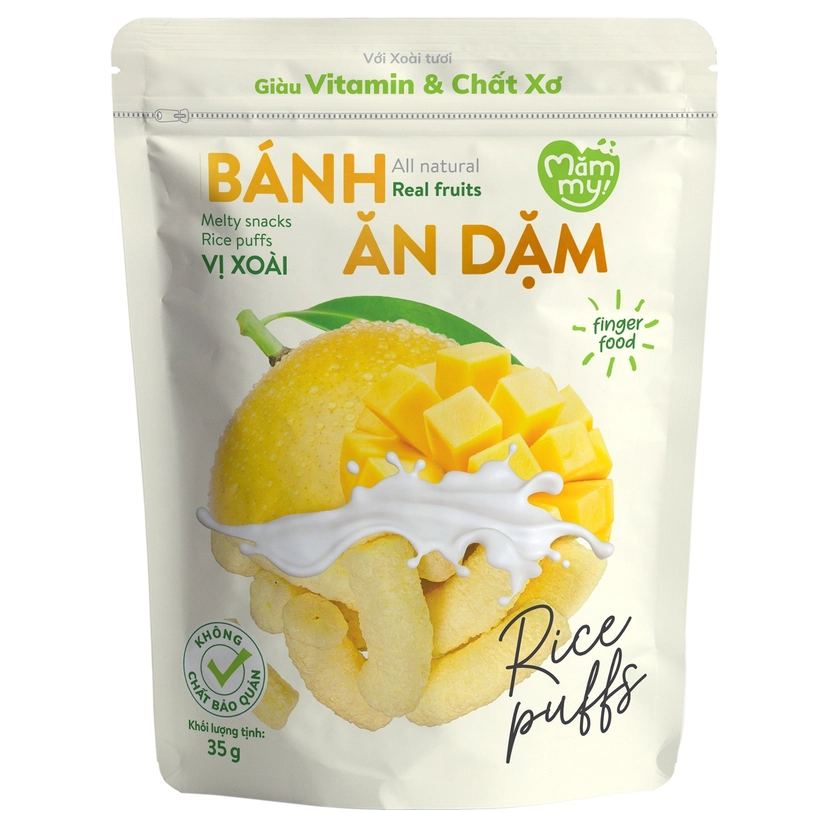 Bánh ăn dặm Mămmy vị xoài 35g