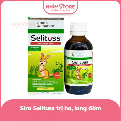 Siro Selituss trị ho, long đờm 0m+