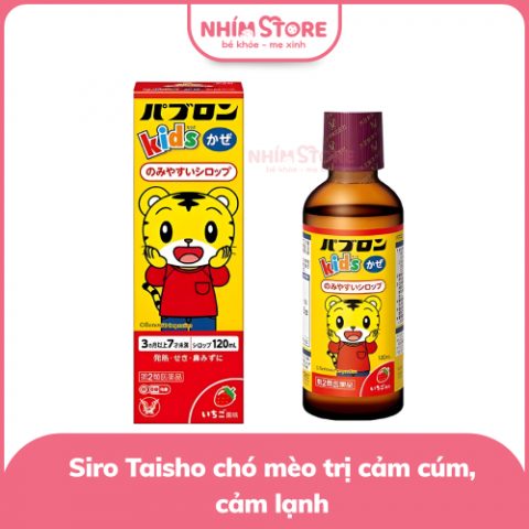 Siro Taisho chó mèo trị cảm cúm, cảm lạnh 3m+