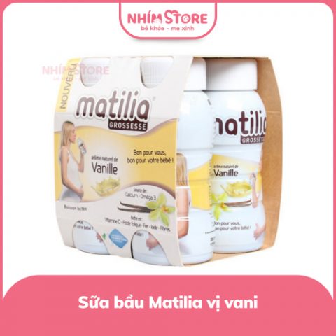 Sữa Bầu Matilia Vị Vani (Lốc 4 Hộp)