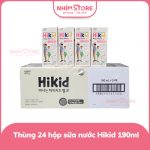 Thùng 24 hộp sữa nước Hikid 190ml