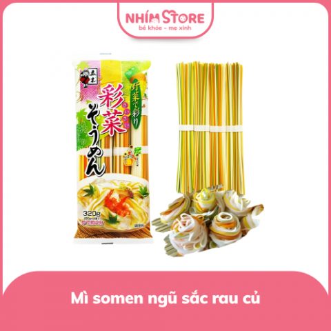 Mì somen ngũ sắc vị rau củ