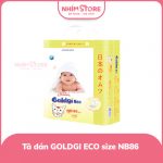 Tã dán GOLDGI ECO size NB86