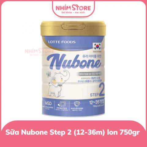 Sữa Nubone Hàn Quốc Step 2 (12-36m) lon 750gr