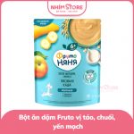 Bột yến mạch, sữa, chuối, táo, Fruto 200g (6m+)
