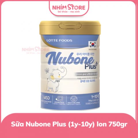 Sữa Nubone Plus+ Hàn Quốc (1-10y) lon 750gr