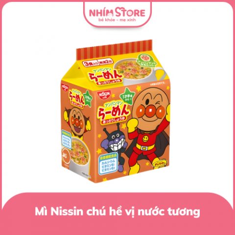 Mì chú hề Nissin vị nước tương