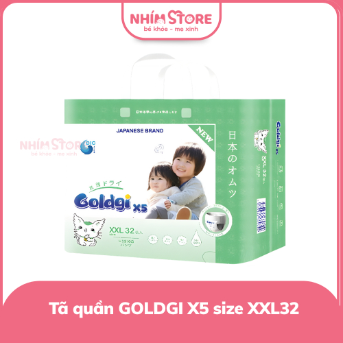 Tã quần GOLDGI X5 size XXL32