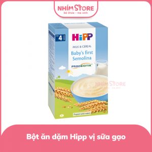 Bột ăn dặm HiPP khởi đầu cho bé 4m+