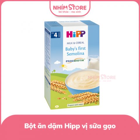 Bột ăn dặm HiPP khởi đầu cho bé 4m+
