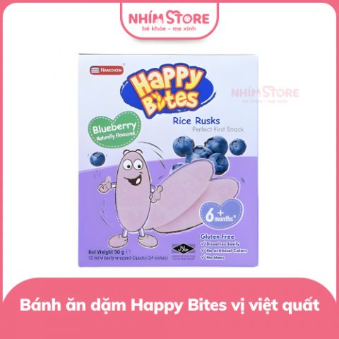 Bánh gạo Happy Bites vị việt quất