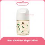 Bình sữa Green Finger BebeGrow PPSU 160ml họa tiết