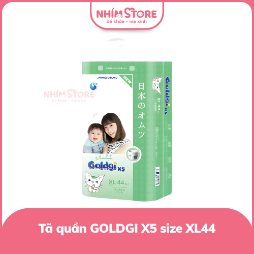 Tã quần GOLDGI X5 size XL44