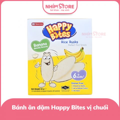 Bánh gạo Happy Bites vị chuối