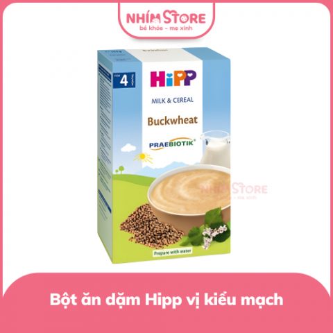 Bột ăn dặm HiPP kiều mạch cho bé 4m+