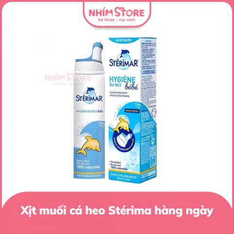 Xịt muối cá heo Stérimar hàng ngày