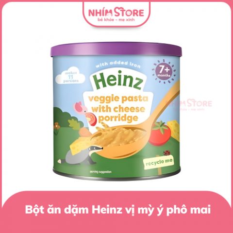 Bột ăn dặm Heinz vị mỳ ý phô mai