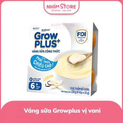 GrowPLUS+ Váng sữa công thức cao lớn vượt trội vani
