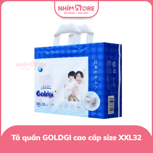 Tã quần GOLDGI cao cấp size XXL32
