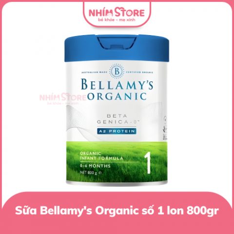 Sữa Bellamy’s Organic A2 số 1 800g cho bé 0-6m