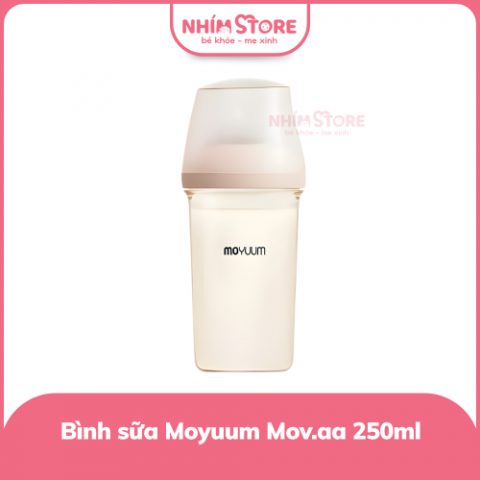Bình Sữa Moyuum Mov.aa PPSU 250ml trơn