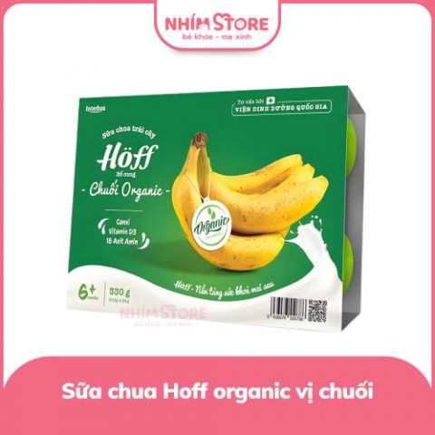 Sữa chua Hoff organic vị chuối