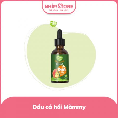 Dầu ăn dặm cá hồi bổ não Mămmy 30ml