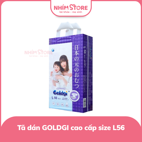Tã dán GOLDGI cao cấp size L56