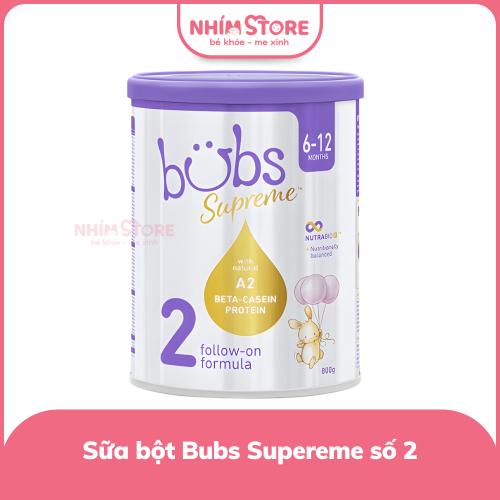 Sữa Bubs Supreme số 2 lon 800gr
