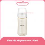 Bình sữa Moyuum trơn 270ml mẫu mới