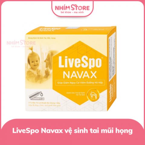 LiveSpo navax vàng vệ sinh tai mũi họng