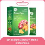 Bột ăn dặm Mămmy vị thịt bò bí đỏ phô mai