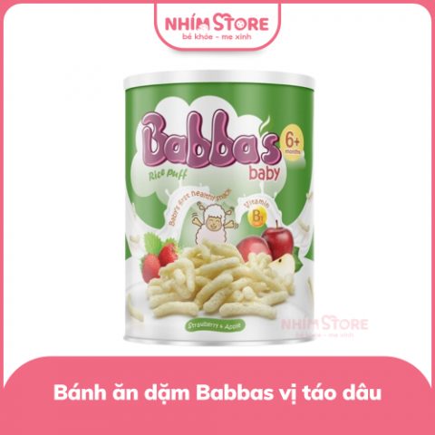 Bánh ăn dặm Babba’s Baby vị dâu táo