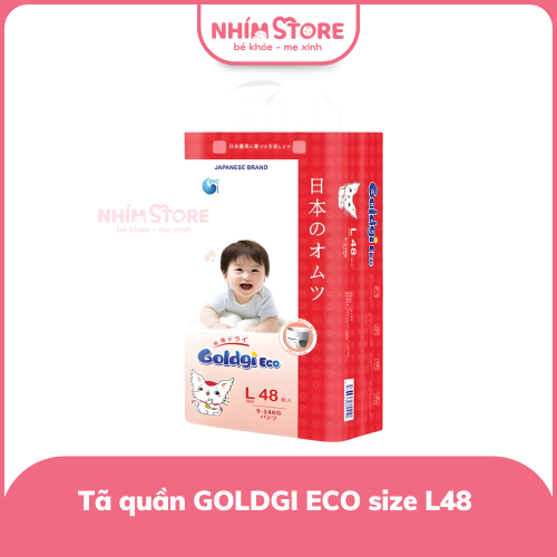Tã quần GOLDGI ECO size L48