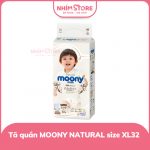 Tã quần Moony Nature XL32