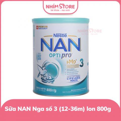 Sữa Nan Nga số 3 (trên 1 tuổi) lon 800gr