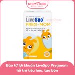 Bào tử lợi khuẩn LiveSpo Pregmom hỗ trợ tiêu hóa táo bón