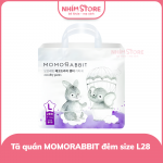 Tã quần Momo Rabbit đêm size L28